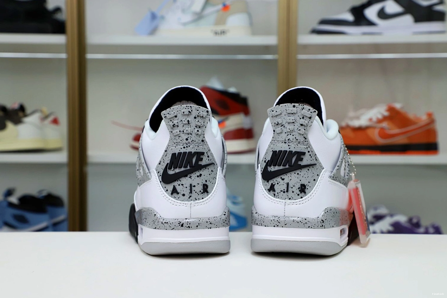 Air Cement Jordan Retro 4 White 0709